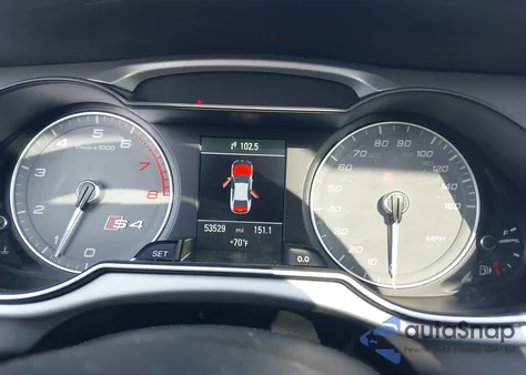 2016 Audi S4 3.0T Premium Plus z USA, uszkodzony, nr VIN WAUDGAFL4GA000489